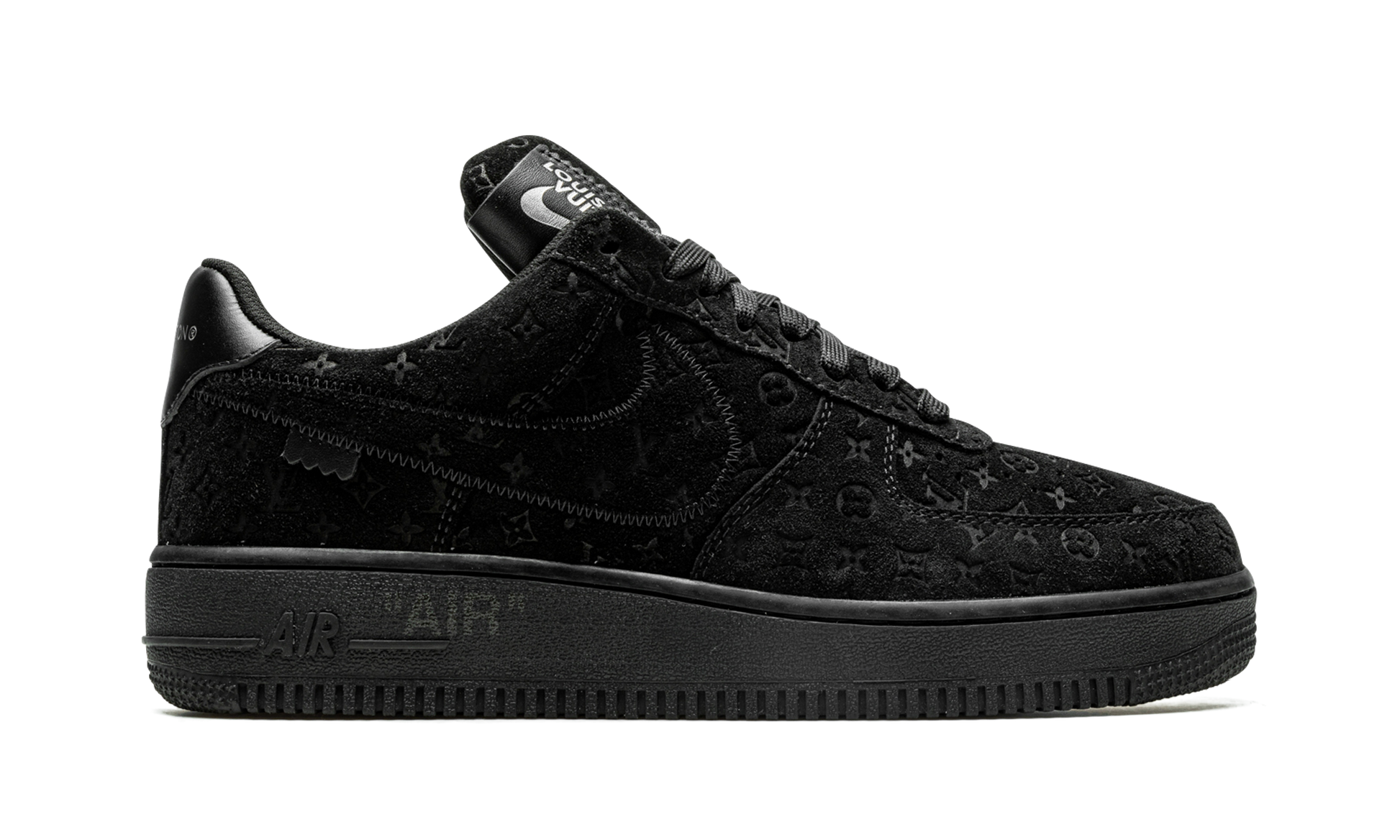 Nike Louis Vuitton Air Force 1 Low "Virgil Abloh - BLACK/BLACK" 1A9VD6