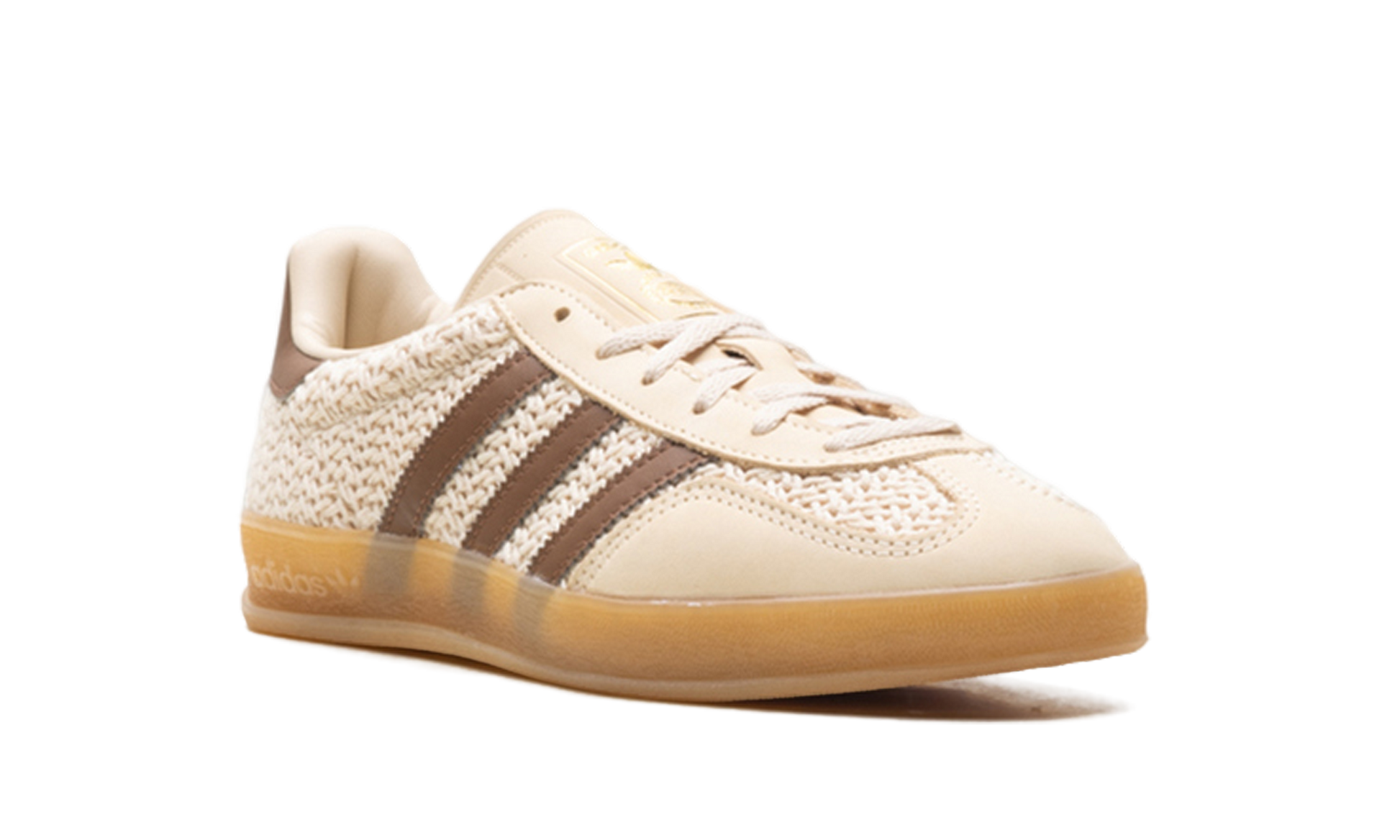 Adidas Adidas Gazelle Indoor "Cream/Brown Knit" JS1418