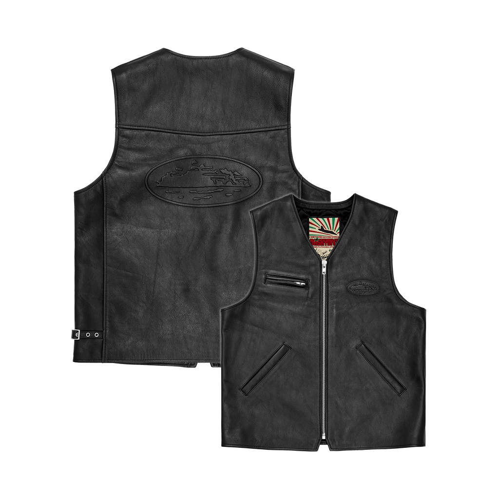 SKYDIVE LEATHER VEST [BLACK] CRTZRTW