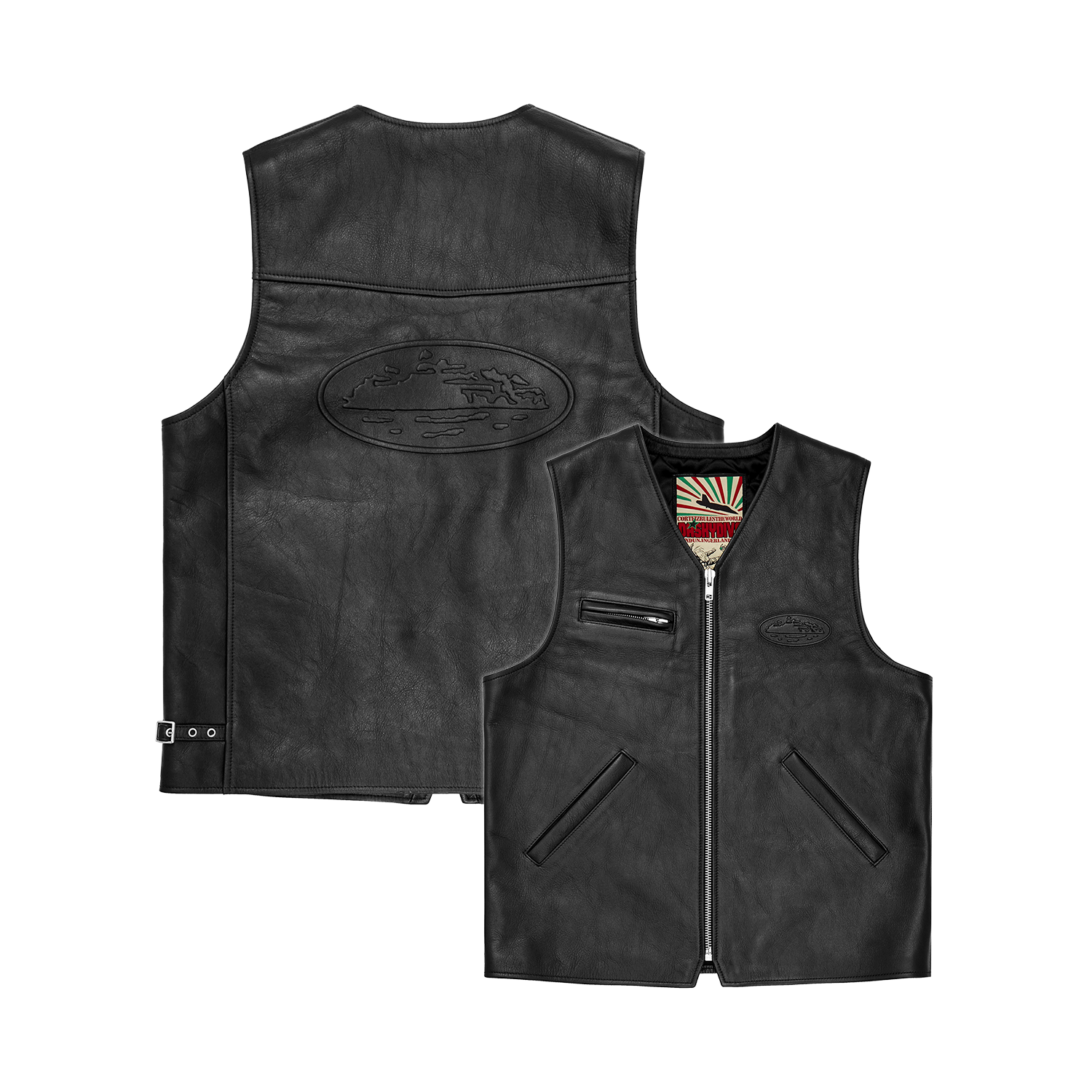 SKYDIVE LEATHER VEST [BLACK] CRTZRTW
