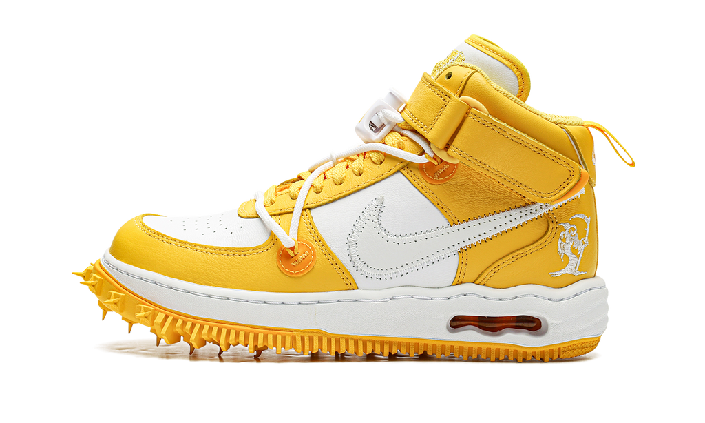 Nike Air Force 1 Mid "Off-White - Varsity Maize" DR0500 101