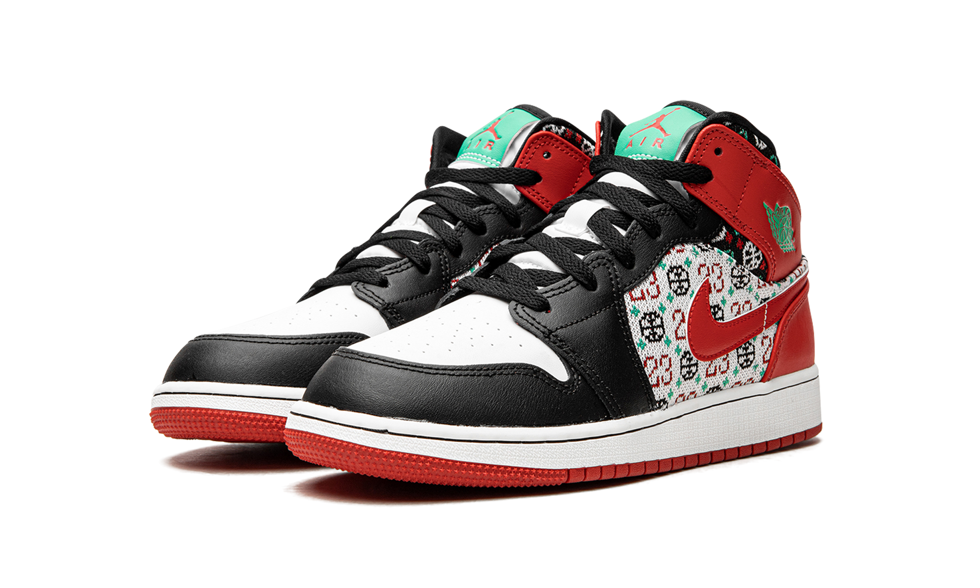 Jordan 1 Mid GS "Ugly Christmas Sweater" DM1208 150