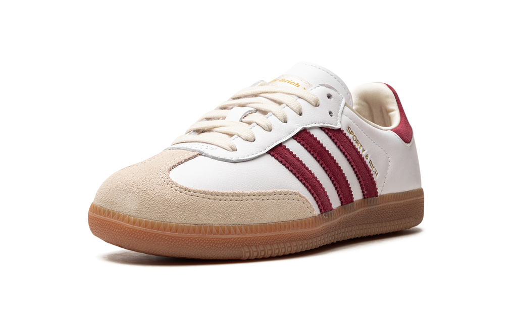 Adidas Adidas Samba OG "Sporty & Rich - White Core Burgundy" IF5660