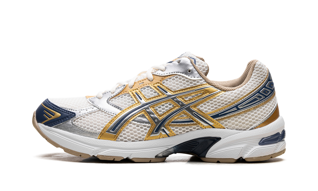 ASICS Gel-1130 "Cream Pure Silver Gold Blue" 1203A787 100