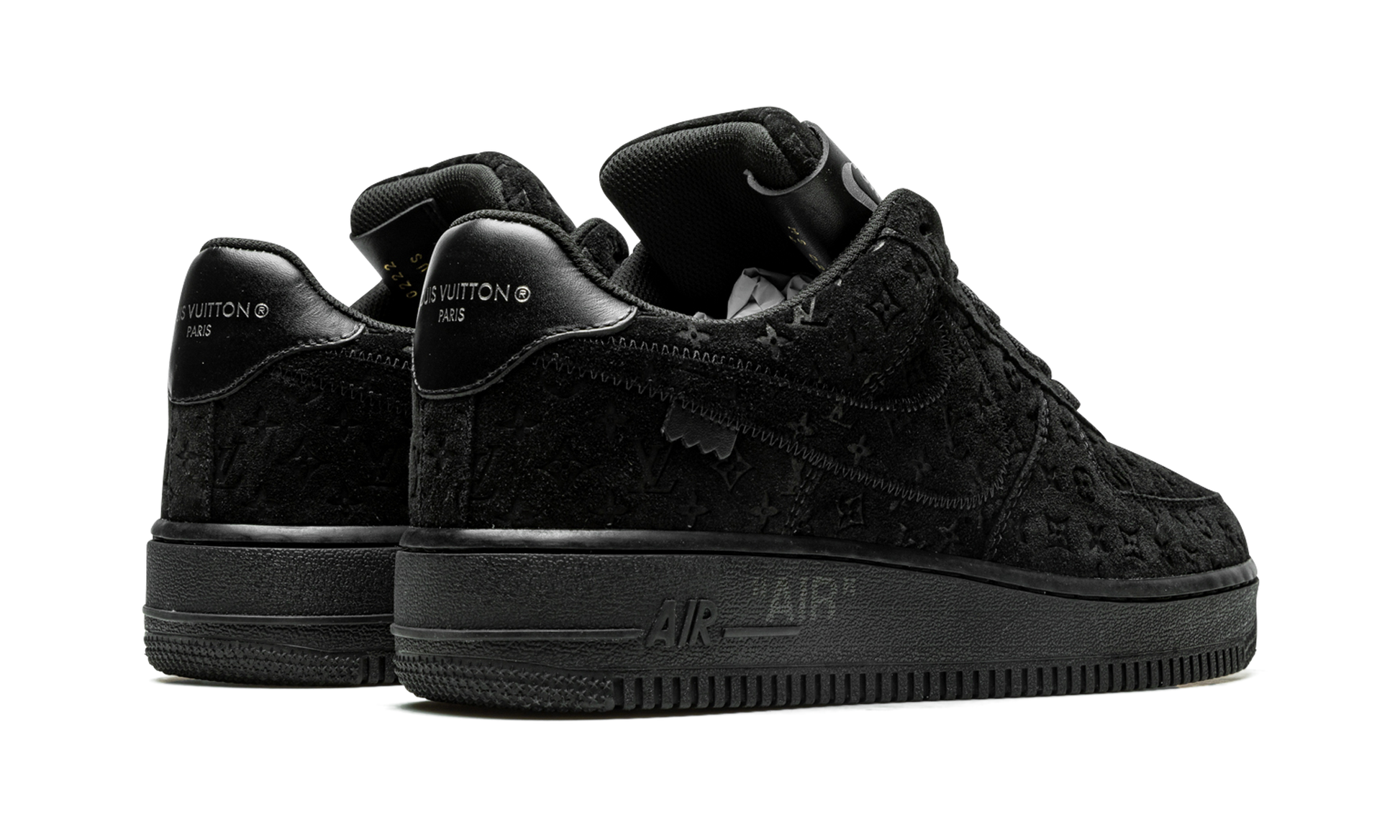 Nike Louis Vuitton Air Force 1 Low "Virgil Abloh - BLACK/BLACK" 1A9VD6