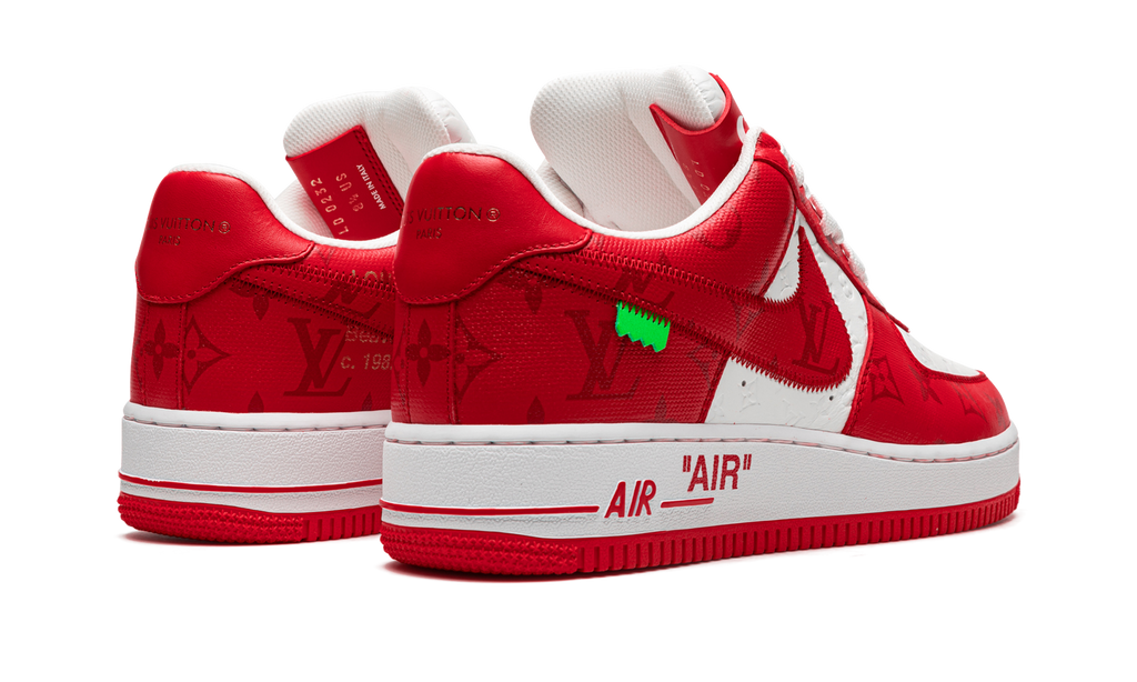 Nike Louis Vuitton Air Force 1 Low "Virgil Abloh - White/Red" 1A9VA9