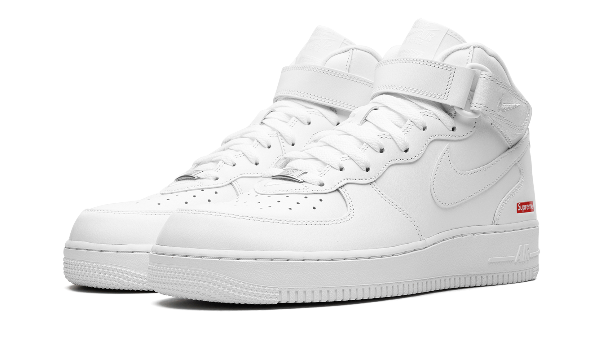 Nike Air Force 1 Mid "Supreme - Mini Box Logo White" FZ8784 100
