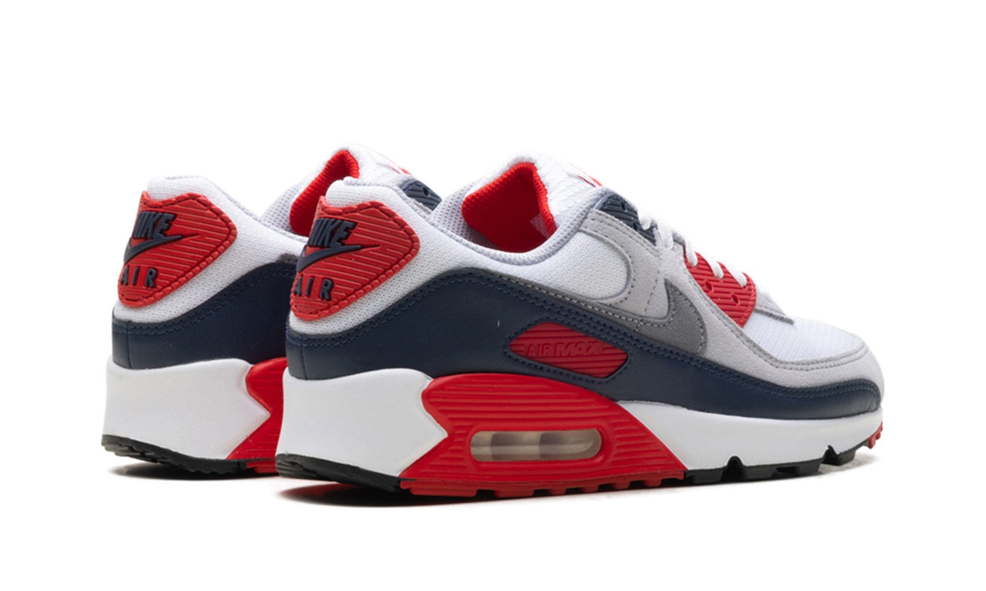 Nike AIR MAX 90 "White/Cool Grey-university Red" DM0029 117