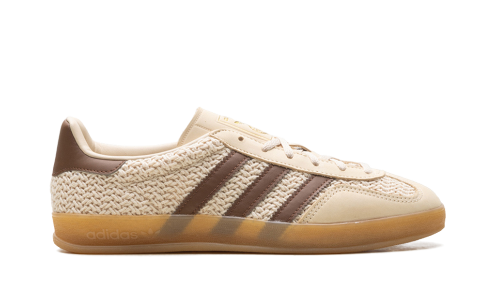 Adidas Adidas Gazelle Indoor "Cream/Brown Knit" JS1418