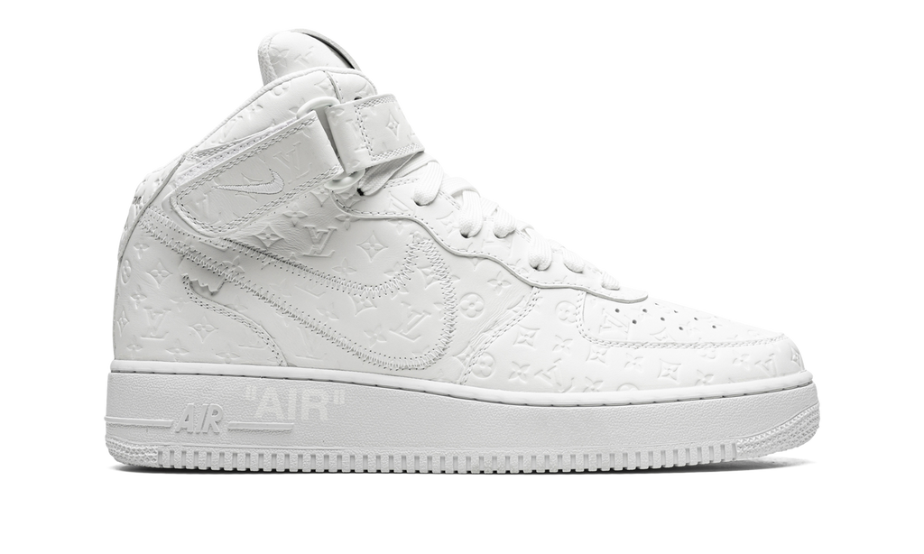 Nike Louis Vuitton Air Force 1 Mid "Virgil Abloh - White/White" 1A9V90