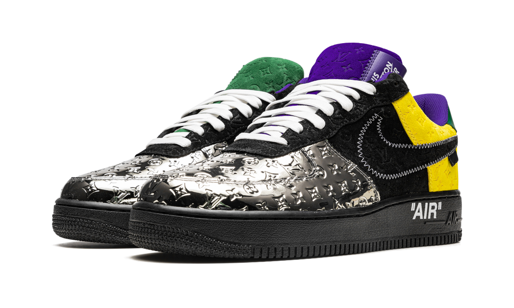 Nike Louis Vuitton Air Force 1 Low "Virgil Abloh - Purple Dusk/Metallic Silver" 1A9VCC