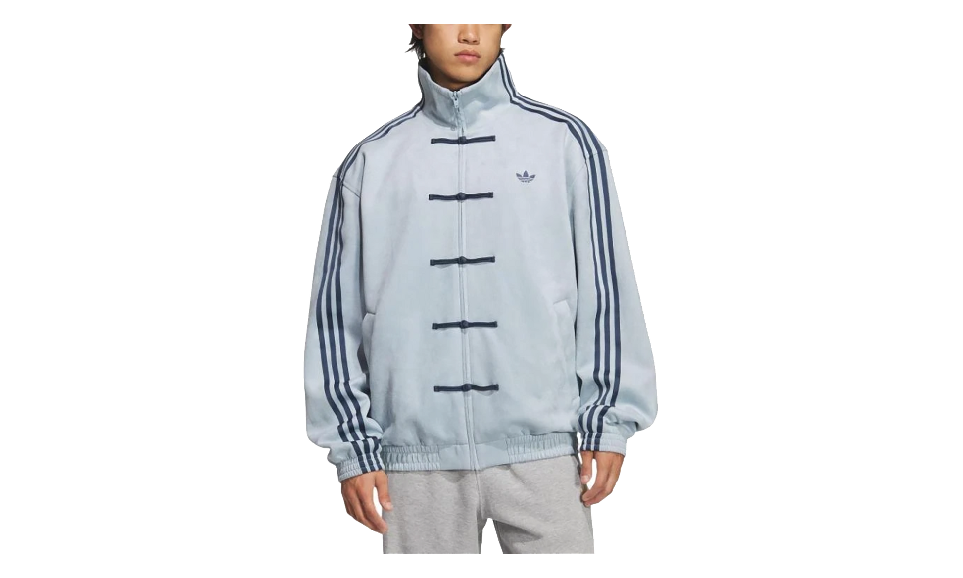 Adidas Adidas Chinese Style Track Top "Ash Grey" KT3846