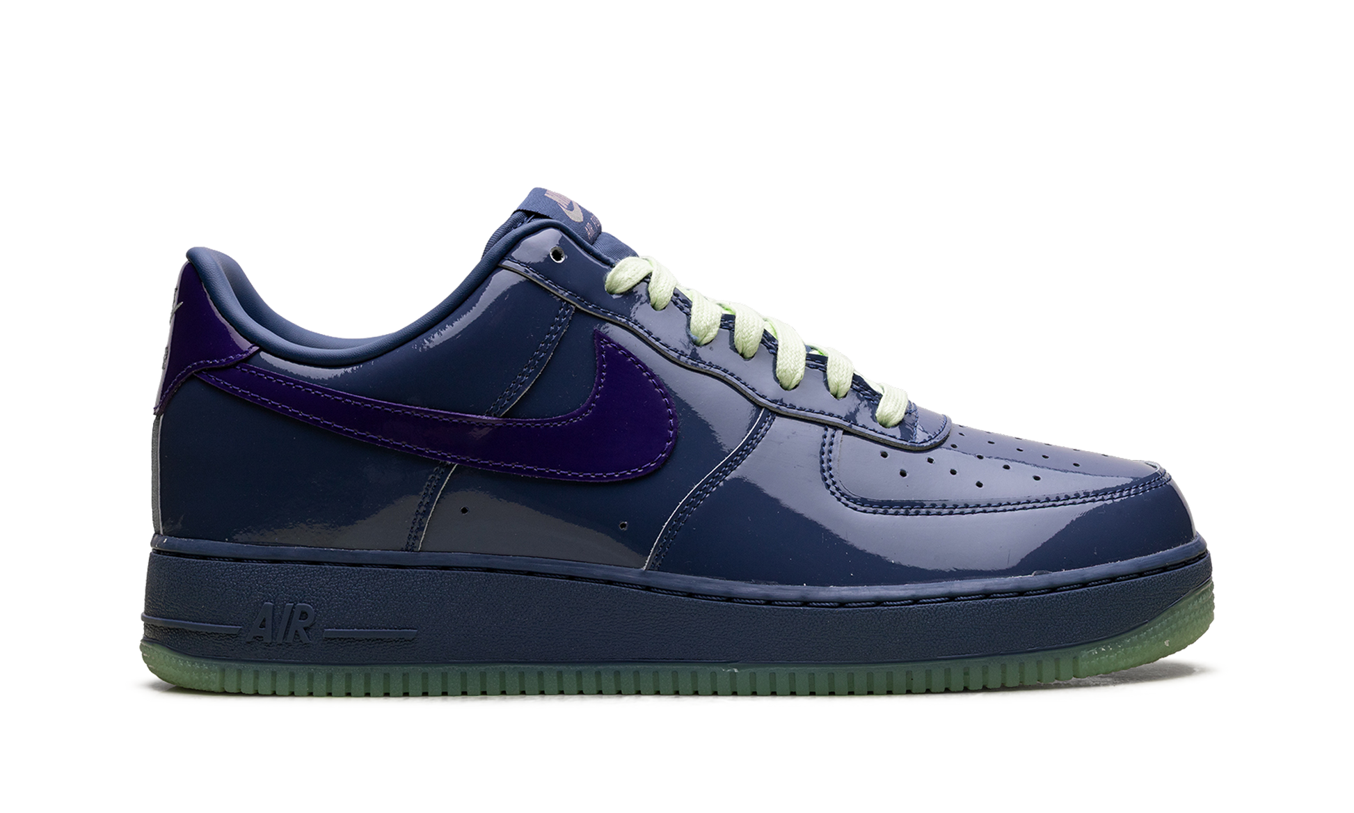 Nike Air Force 1 Low "Patent Leather Mystic Navy Grape Ice" IO4489 400